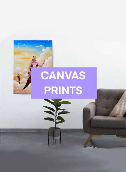 Zodiac Canvas Prints -  Fantasy & Zodiac Signs Art - Koiativity