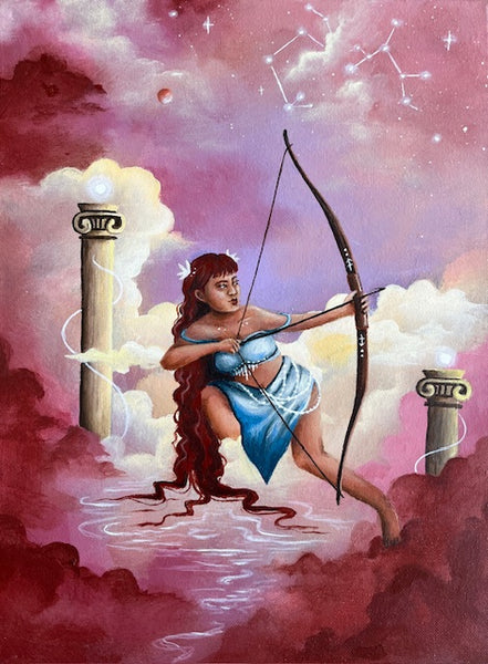 Zodiac Original Paintings -  Fantasy & Zodiac Signs Art - Koiativity