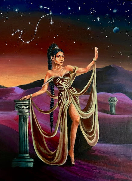 Zodiac Original Paintings -  Fantasy & Zodiac Signs Art - Koiativity