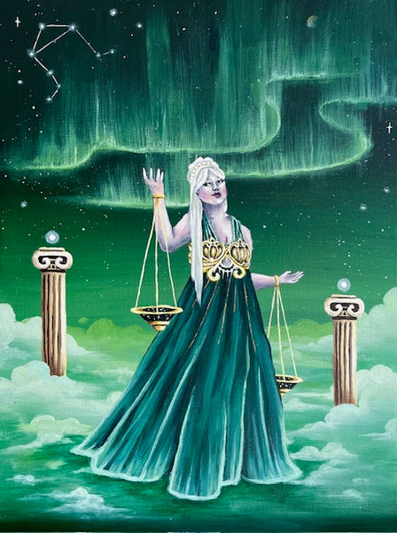 Zodiac Original Paintings -  Fantasy & Zodiac Signs Art - Koiativity