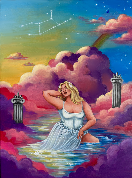 Zodiac Original Paintings -  Fantasy & Zodiac Signs Art - Koiativity