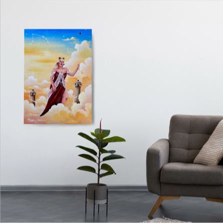 Zodiac Canvas Prints -  Fantasy & Zodiac Signs Art - Koiativity