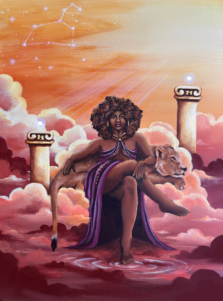 Zodiac Original Paintings -  Fantasy & Zodiac Signs Art - Koiativity