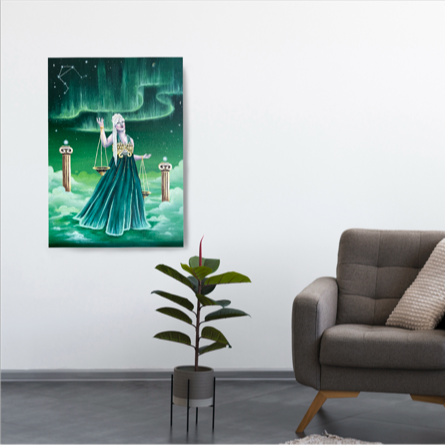 Zodiac Canvas Prints -  Fantasy & Zodiac Signs Art - Koiativity