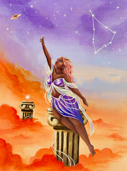 Zodiac Original Paintings -  Fantasy & Zodiac Signs Art - Koiativity