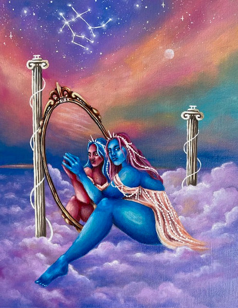 Zodiac Original Paintings -  Fantasy & Zodiac Signs Art - Koiativity