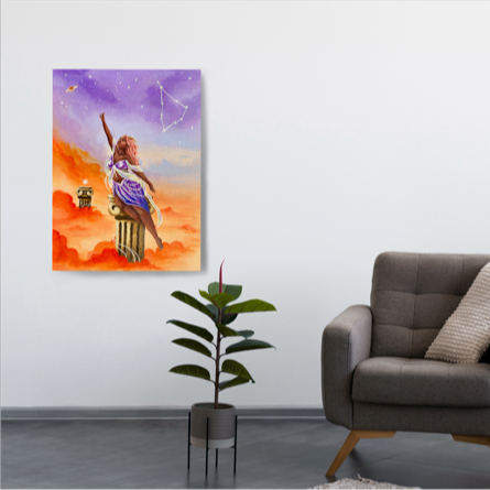 Zodiac Canvas Prints -  Fantasy & Zodiac Signs Art - Koiativity