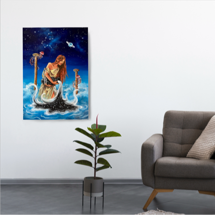 Zodiac Canvas Prints -  Fantasy & Zodiac Signs Art - Koiativity