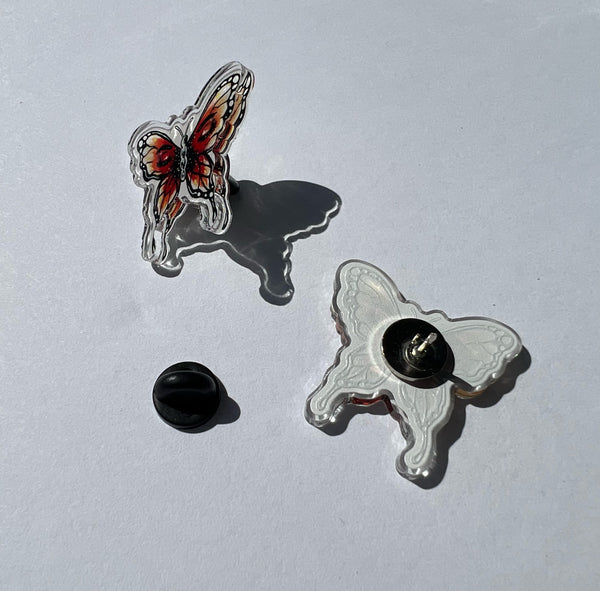 Flourish Butterfly Pin