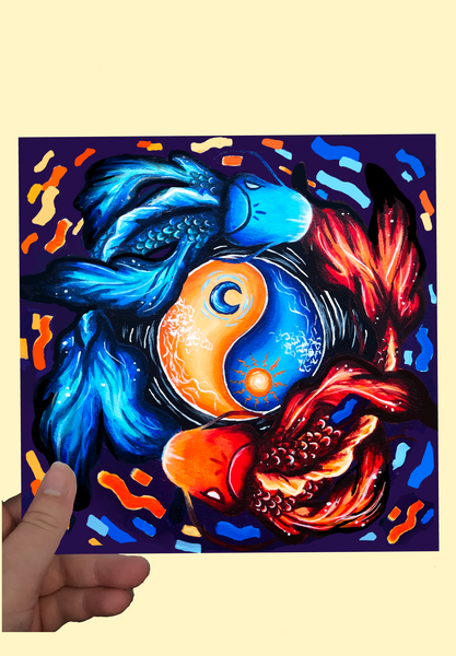 Flow Art Print